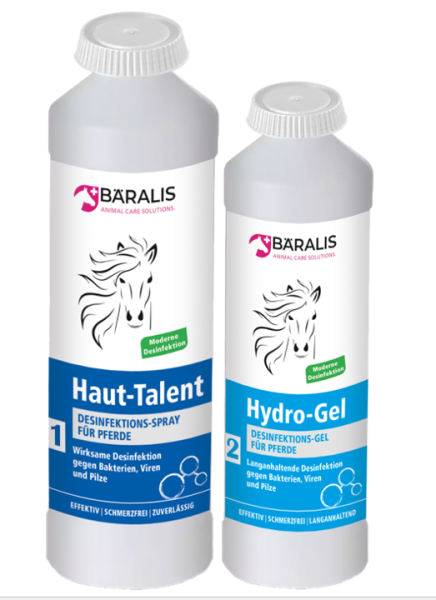 BÄRALIS SparSet XXL Haut-Talent 1 Lt. & Hydro-Gel 500 ml für Pferde