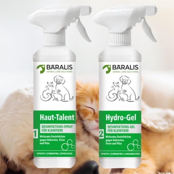BÄRALIS SparSet Haut-Desinfektion 2x 250 ml für Kleintiere