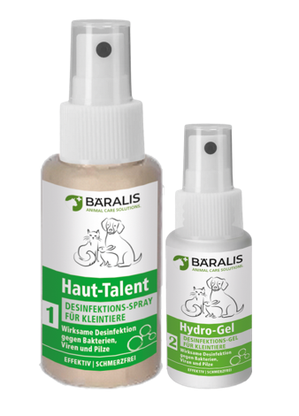 BÄRALIS SparSet Haut-Talent 50 ml & Hydro-Gel 30 ml für Kleintiere